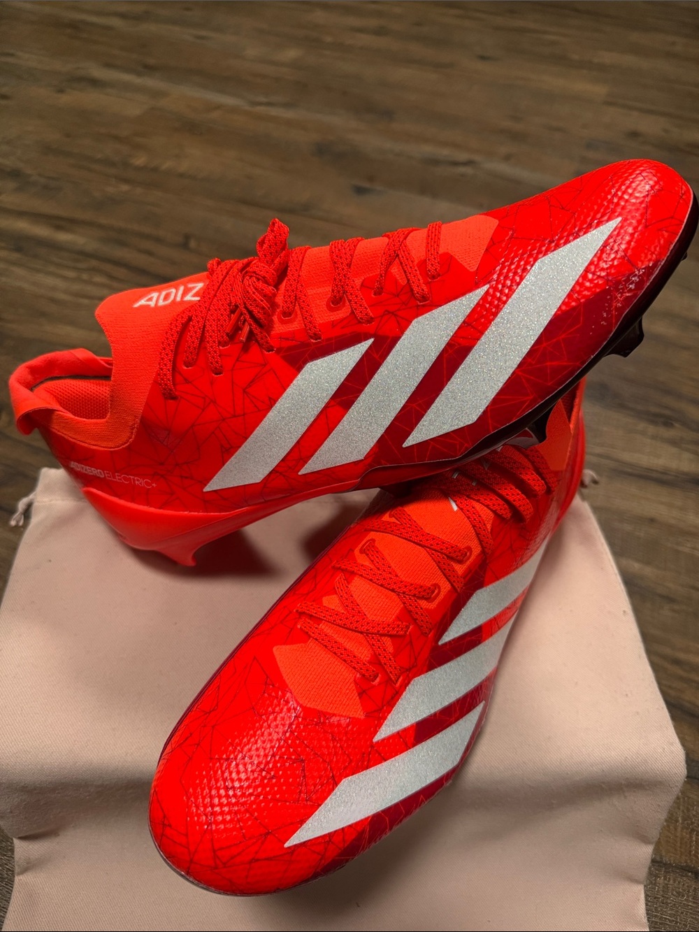 ADIZERO ELECTRIC + II ELITE MEN’S FOOTBALL CLEATS “TEAM NEON ORANGE”